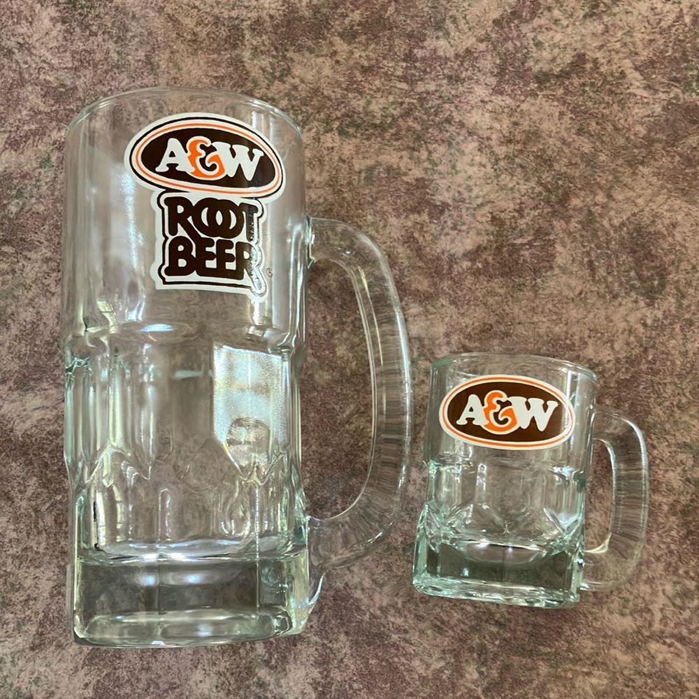 A & W Pair of Mugs